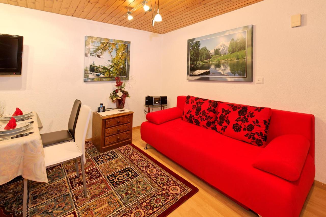 Ferienwohnung Waldheim Grächen Zimmer foto