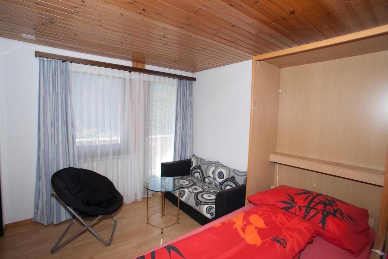 Ferienwohnung Waldheim Grächen Exterior foto