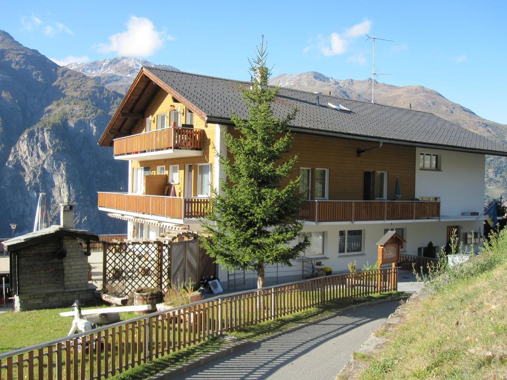 Ferienwohnung Waldheim Grächen Exterior foto